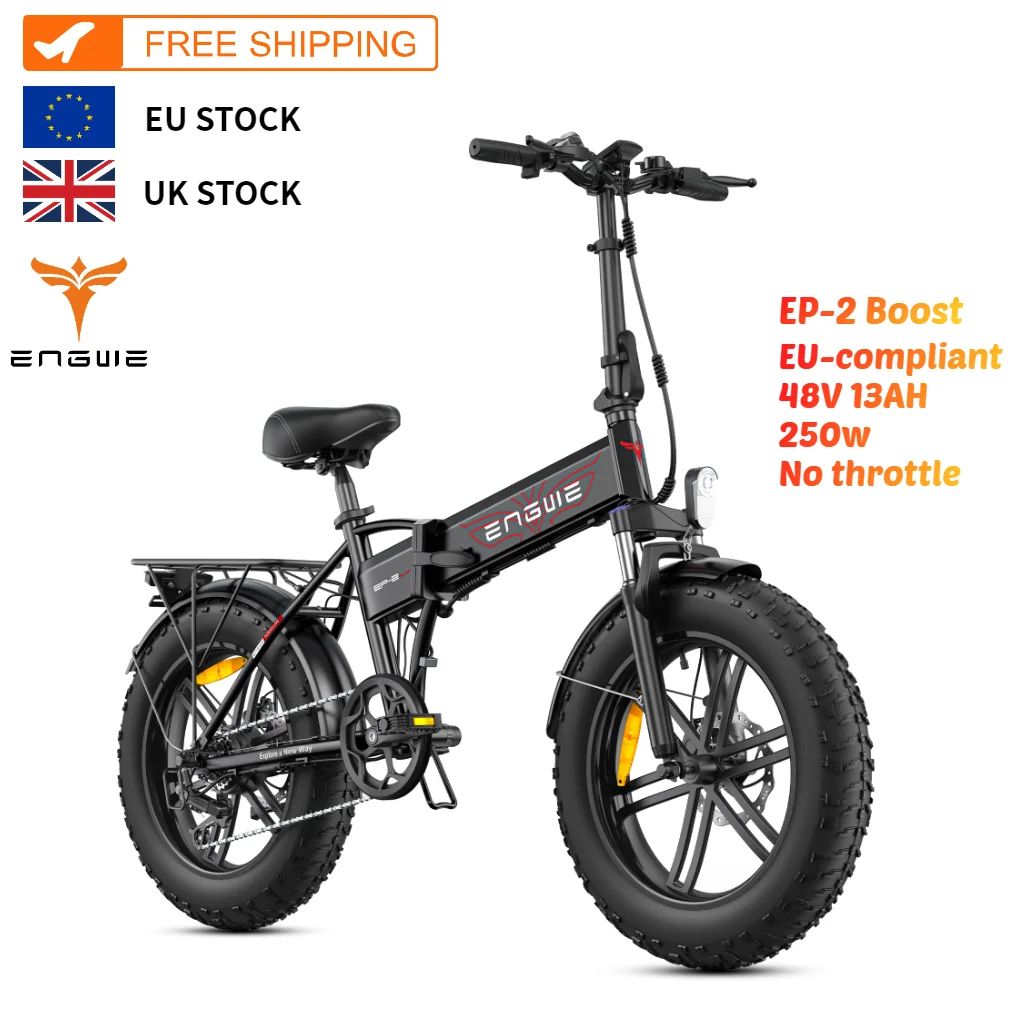 ENGWE EP-2 Boost 20 pollici pieghevole bici elettrica 250W 13ah batteria  integrata 48v adulti Mountain Bike portatile elettrico