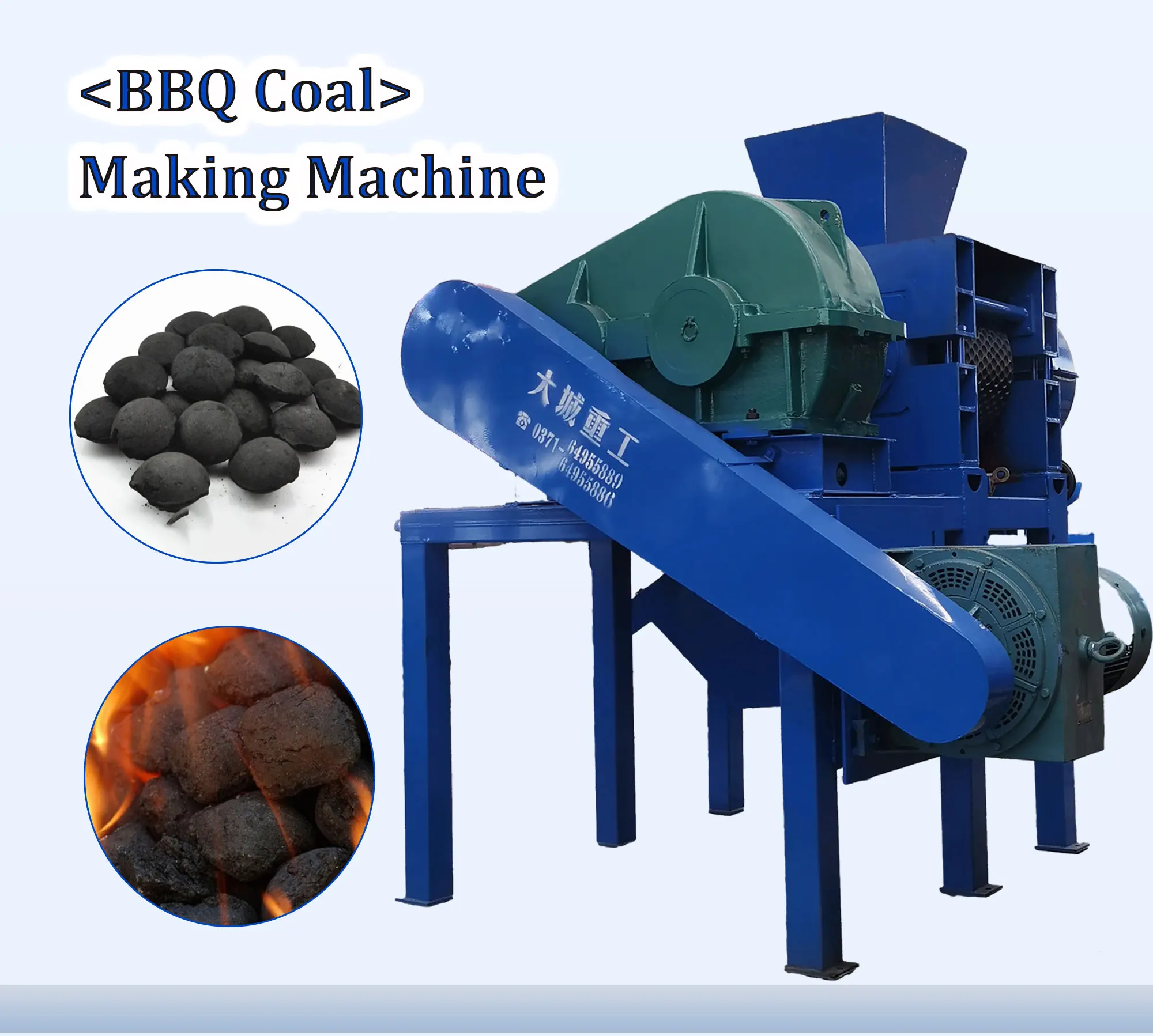 Coal Charcoal Briquette Making Machine Briquettes Press Making Machine