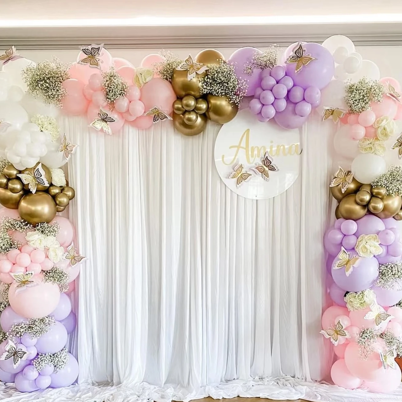 product 36x36m aluminum alloy pipe and drape stand adjustable backdrop stand  birthday wedding party decoration for sale-10