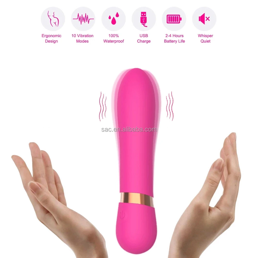 SacKnove Rechargeable 12cm Mini Pocket Clitoris Stimulator Dildos 10 Speed Women Adult Toys Bullet Sex Vibrator