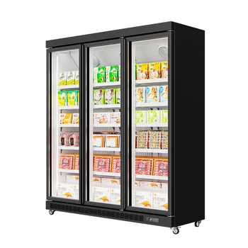 Rebirth Cabinet Fruit or Vegetable Storage Upright Chiller Display Freezers and Fridges Display Chiller For Hotel