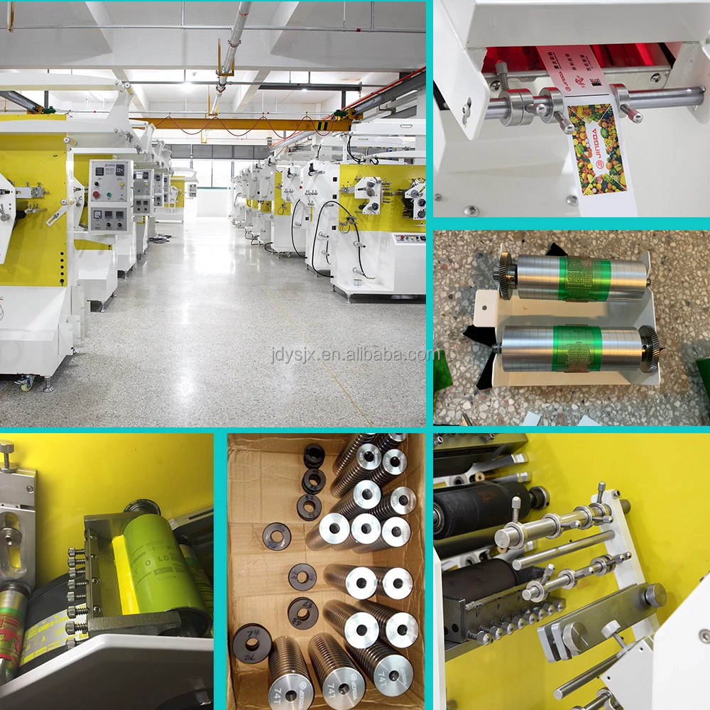 Jingda High Speed 4 Colors Garment Flexo Nylon Taffeta Care Label