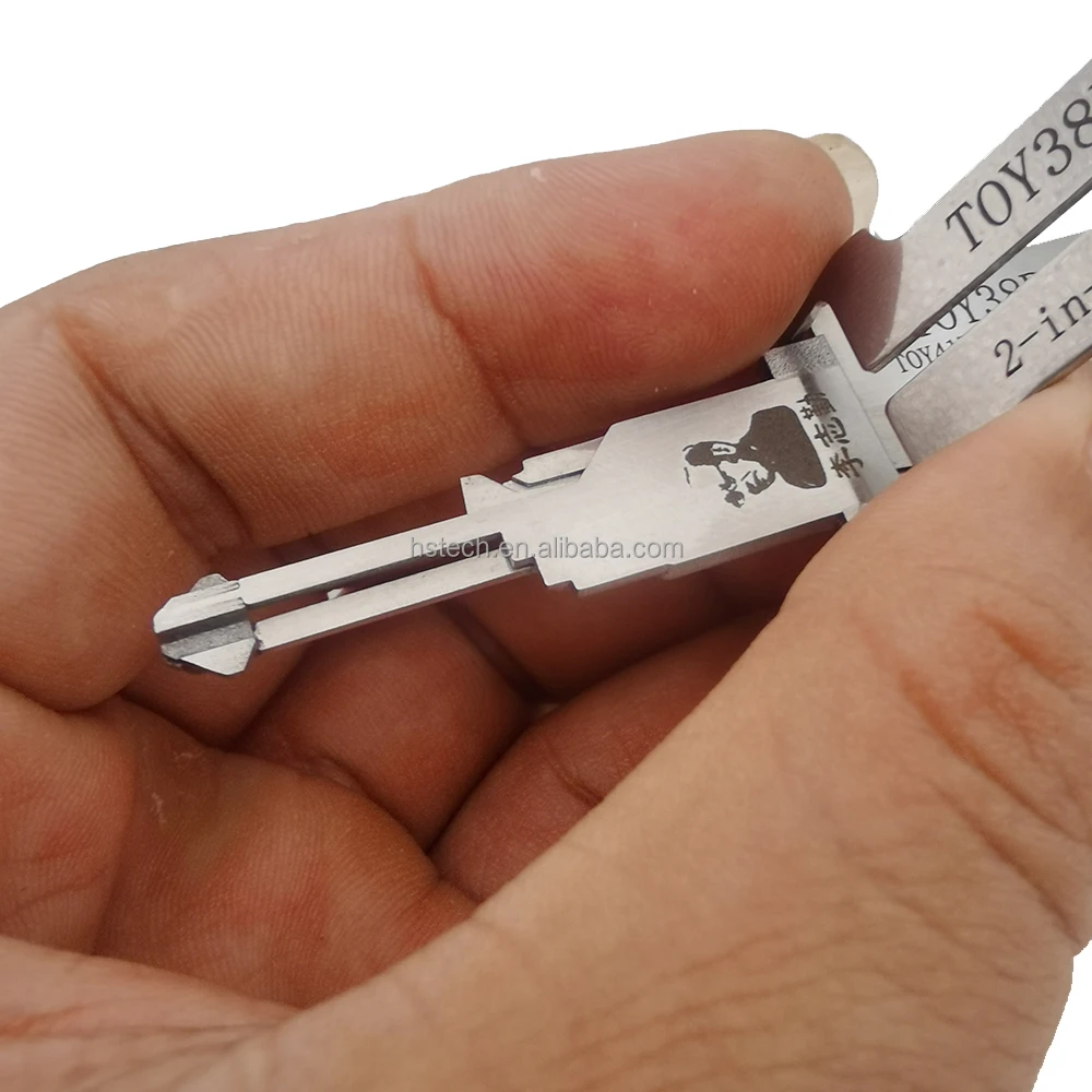 New TOY38R Lishi Lock Pick Tool - 2 in 1 Car Lock Picker