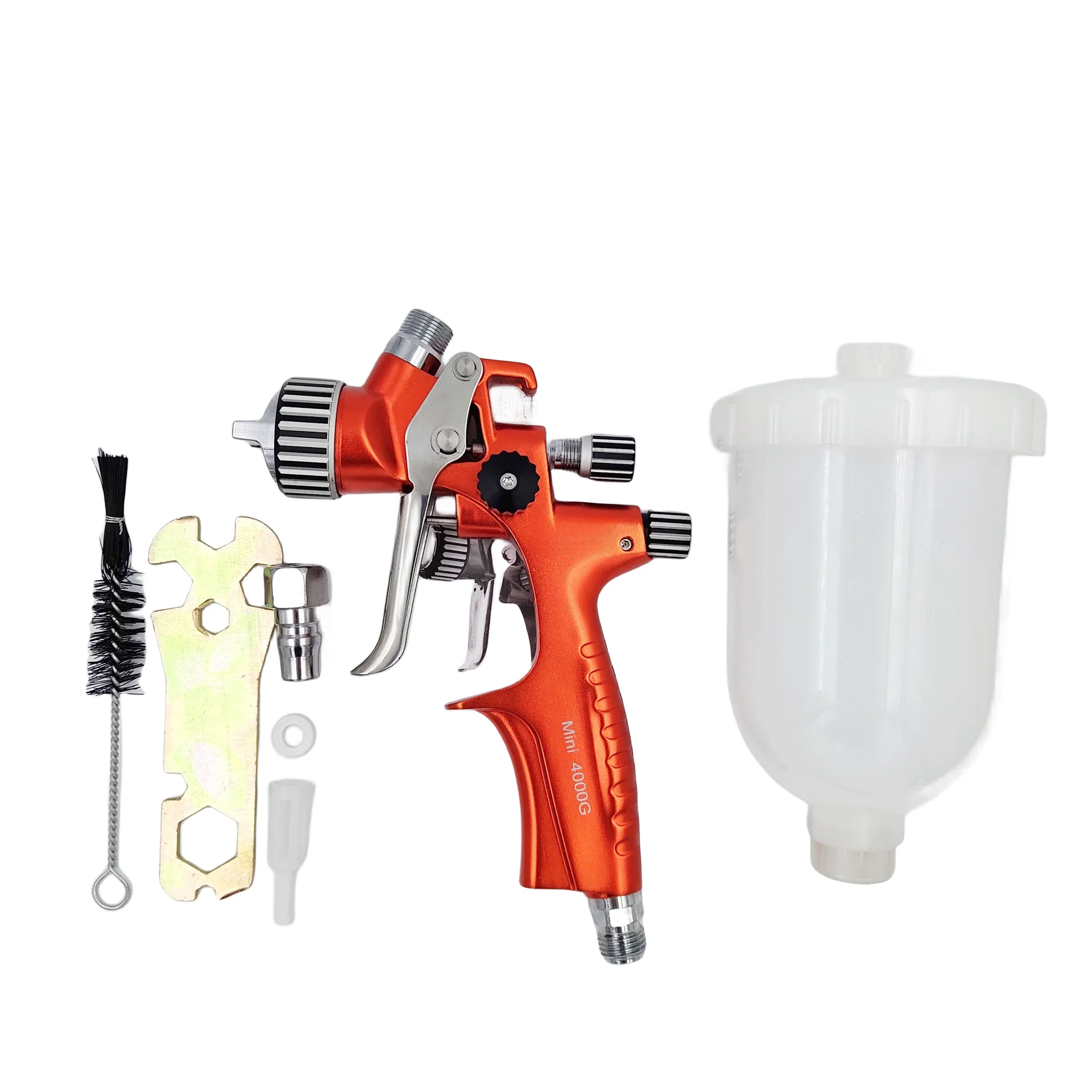 Mini4000B Model Paint Gun Industrial Automobile Topcoat Clothes Spray Dyeing Leather Furniture Professional Spraying Tools