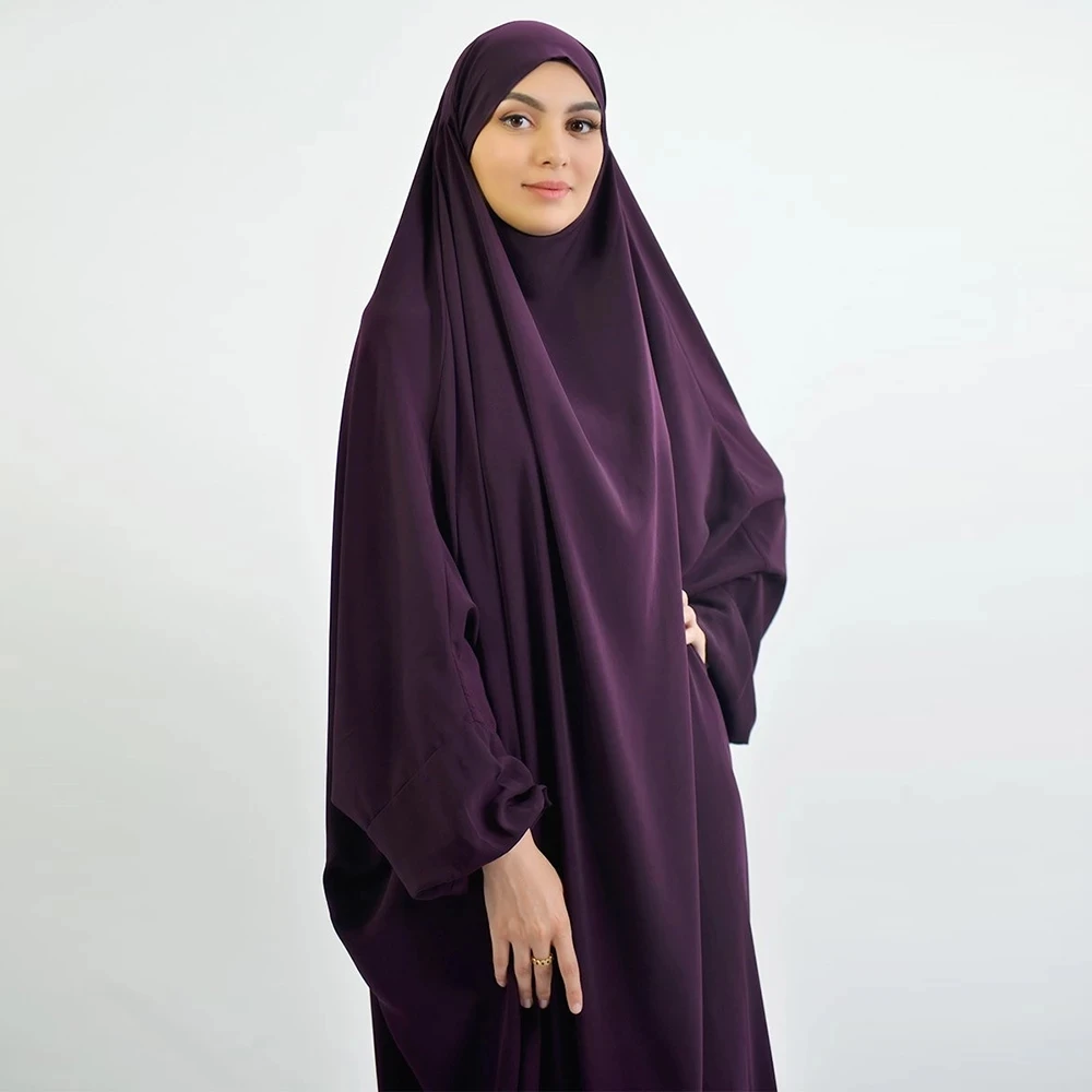 Women Ramadan Eid Prayer Long Hijab Scarf for Muslim Abaya Islamic