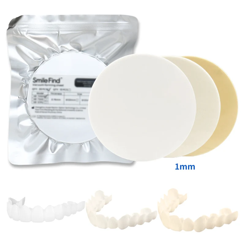 Smile Find Invisible Alignment Braces Clear Dental Consumables TPU PETG Material Teeth Aligners Sheets for Invisible Orthosis