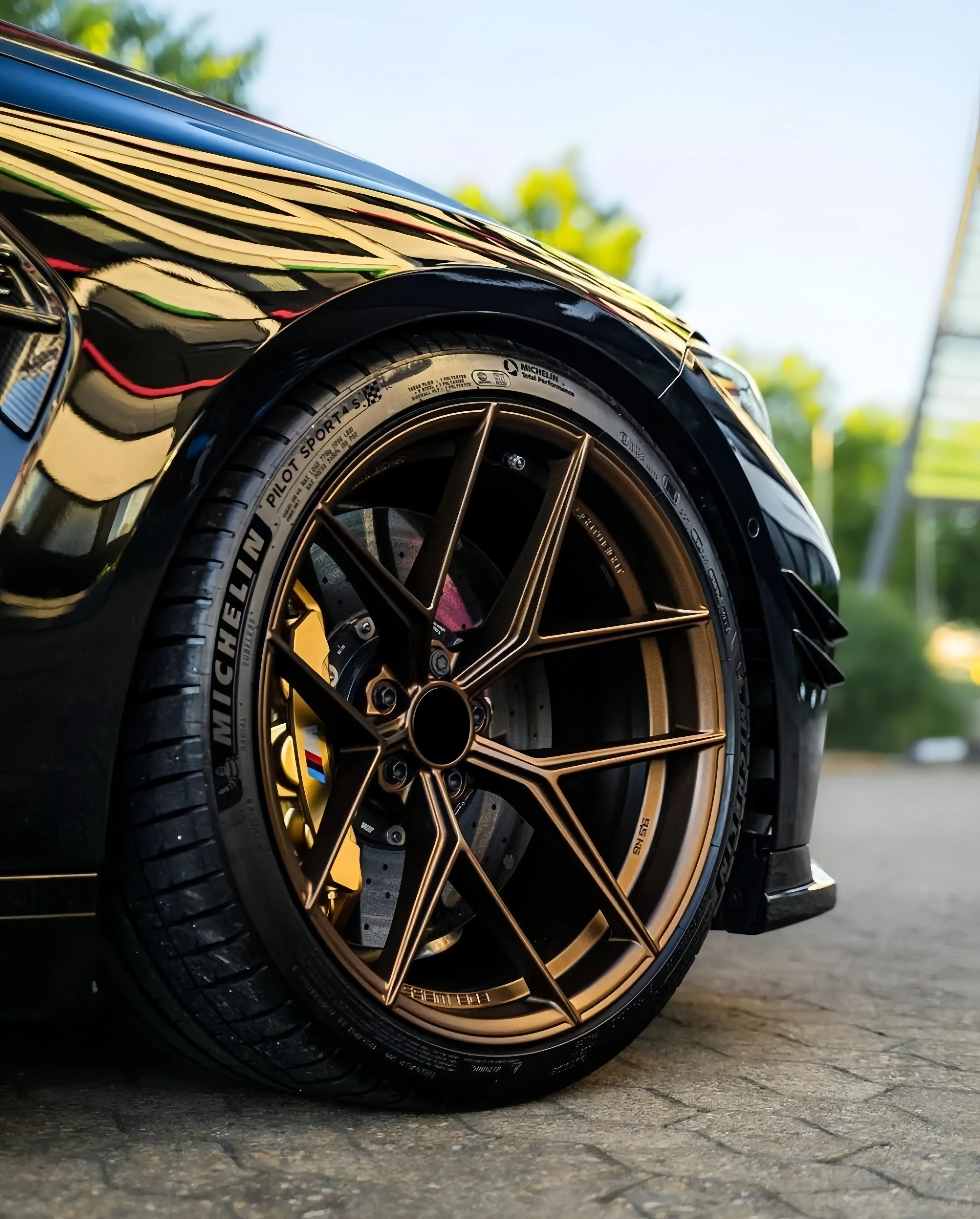 XL Custom Forged Chrome Wheels 5x114.3 5x120 5x112 Monoblock Wheels 17 18 19 20 21 22 23 Inch for bmw M2 M3 M4 M5 audi benz Rims - Image 1