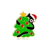 Christmas tree black cat
