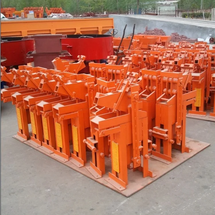 QMR2-40 Brick Making Machinery Interlock Press Mud Brick Machine Eco Brava Eco Compressed Earth Block Mold for Clay Blocks