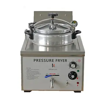 16l Counter Top Mini Deep Pressure Fryer For Broast Chicken - Buy ...