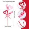 Pink Twisted Heart Picks