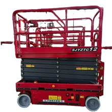 6m 8m 10m All Rough Terrain Electric Battery Powered Crawler Hydraulic Automatic Mobile Scissor Lift With Or Without Outriggers