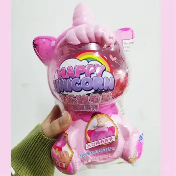 Wholesale Candy Toy Kids Surprise Gift Mini Egg Twisting Machine Happy Unicorn Twisting Egg Toy With Candy For Children