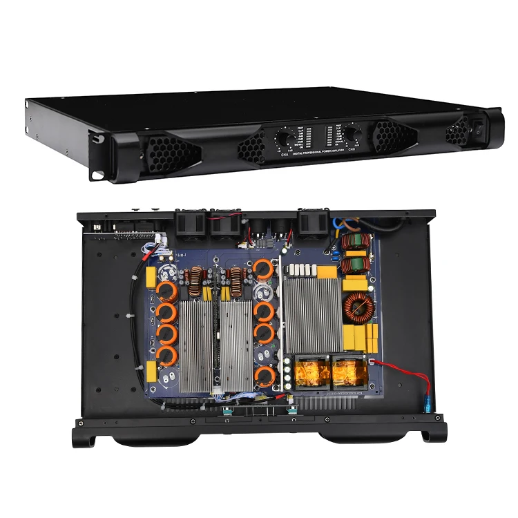 1000w 1U 2 Two Channel Class D Classic Ahuja Stereo Soundking Power Audio Amplifiers for 12inch Speaker