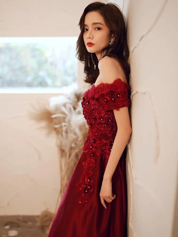 open lace back dress A-line Halter Short Bridesmaid Party Dresses 2020 – loveangeldress main image 0