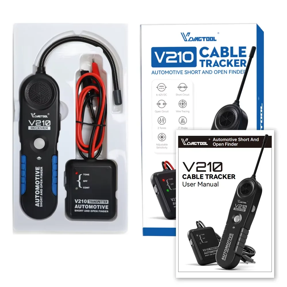 Automotive Circuit Tester - Kabel Tracker & Short Finder 6-42V