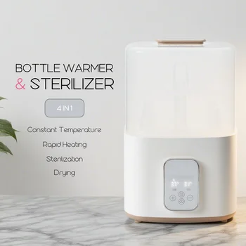 4 in 1 Sterilizes Drys Heats Milk up Keeps Warm for Baby Bottle