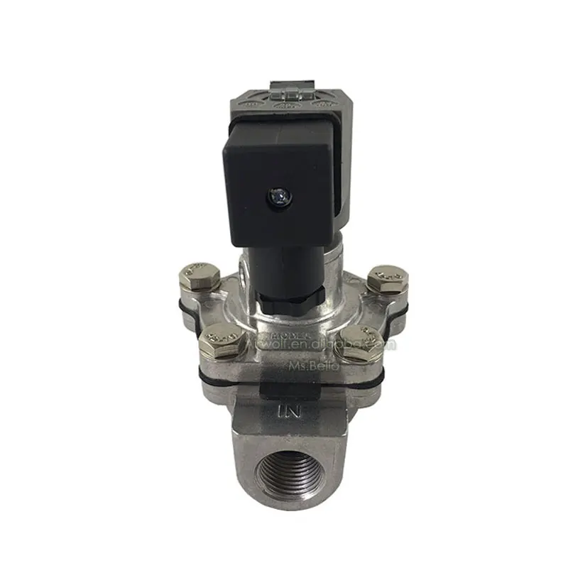 CA15T CA20T CA25T Threaded Right Angle Solenoid Valve Pulse Jet Valve for Bag House Dust Collector Diaphragm Valve