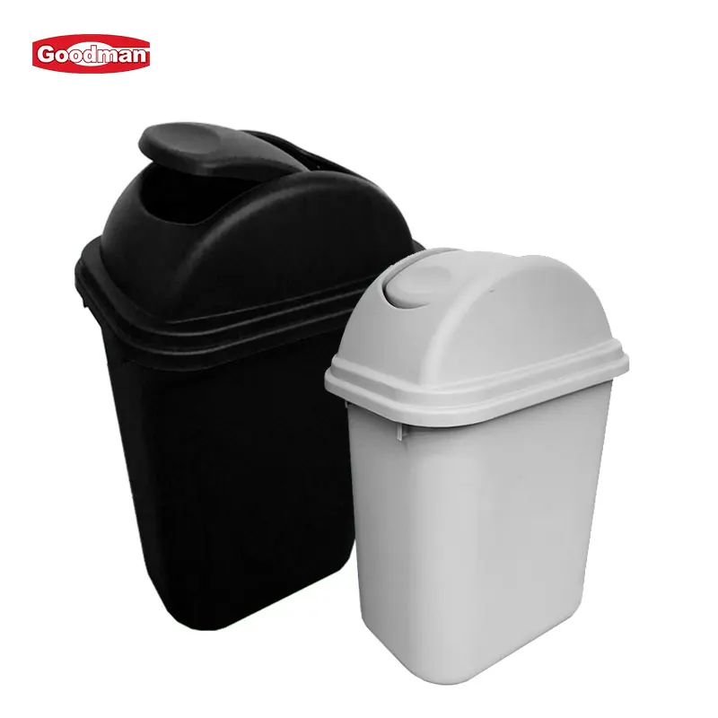 26 Liters garbage bin wholesale plastic trash cans blue waste bin