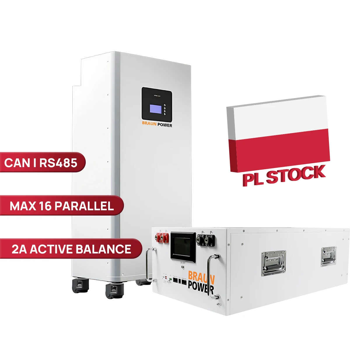 Kit Batterie Seplos LiFePO4 Grade A 15 KWh Avec BMS 200A - Neuf