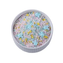 Mixed Colorful icing sugar Wholesale good quality candy sprinkles edible for gift and cake decor edibles