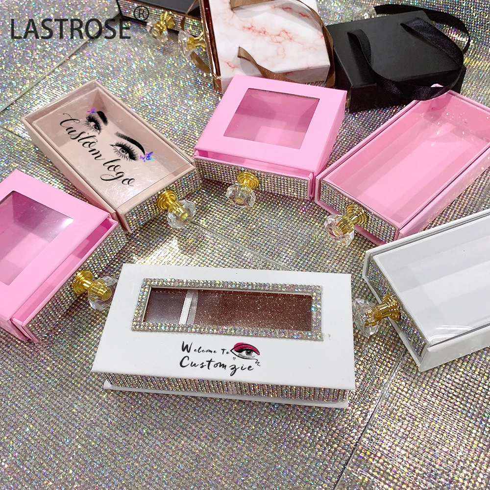 Eye Lashes Box Empty Unique Eye Lash Packaging With Custom Logo Luxury ...