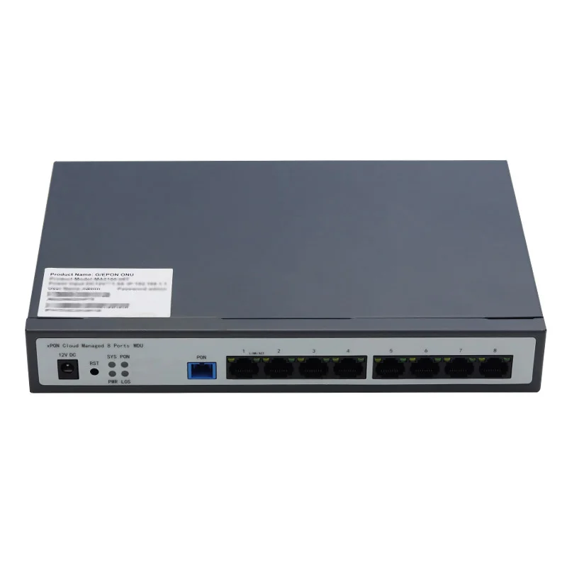 Multi Dwelling Unit Cloud Managed 8 Ports POE XPON MDU for FTTB FTTO FTTC details