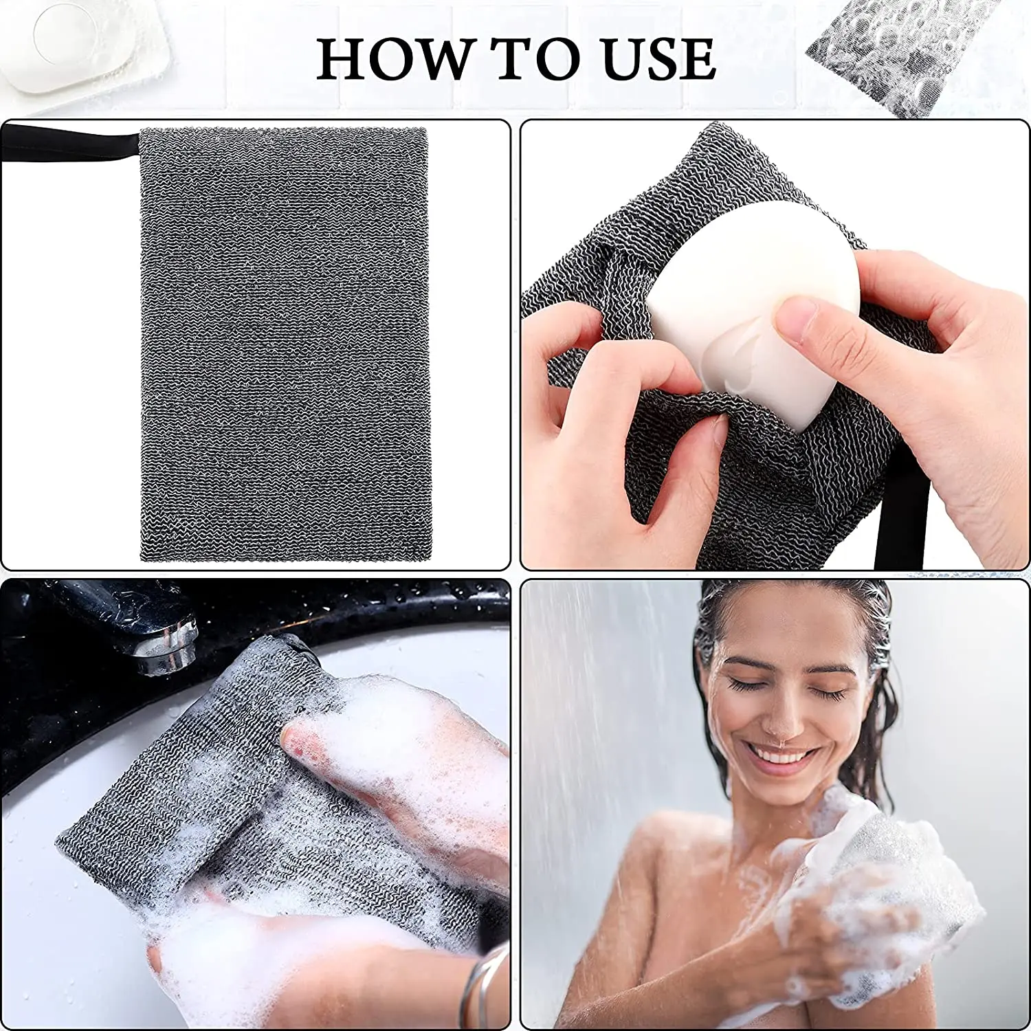 Custom Logo Eco Friendly Nylon Soap Packaging Mesh Bag Exfoliating Soap Pouch for Bath and Shower