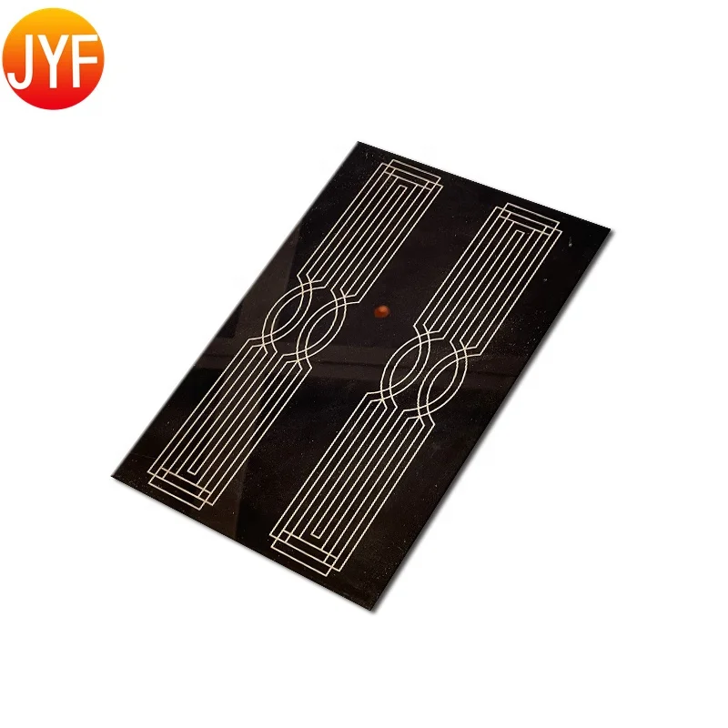CL0047 China Custom Product Elevator Etching Design Decorative Stainless Steel Sheet 304 Elevator Cabin Lift Door
