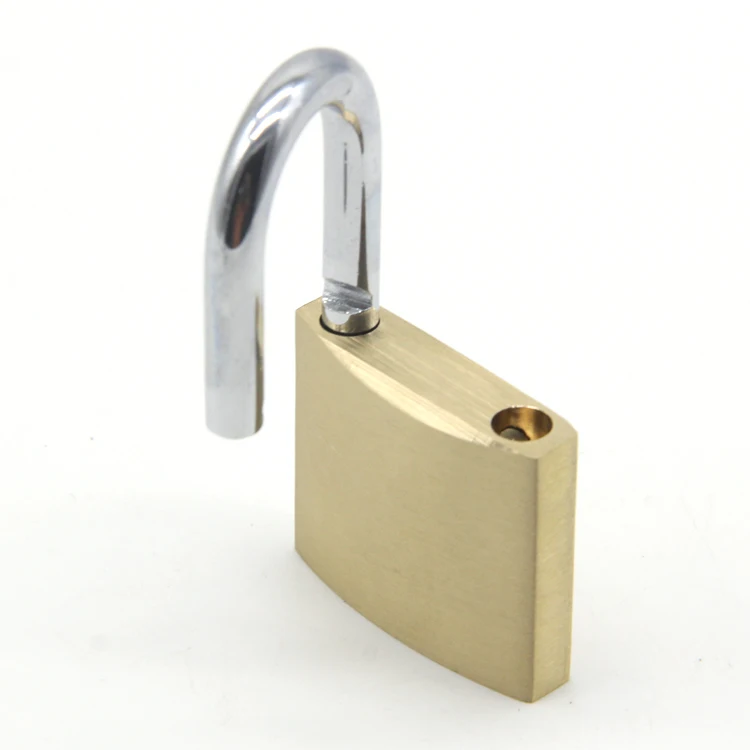 20/30/40/50mm Heavy Duty Candado De Laton Arc Solid Brass Copper Padlock Weather Proof Brass Lock Padlock With Master Key