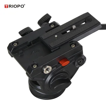 Triopo Tripod K3 Fluid Head Mid-level Spreader Dv965 Professional Heavy Duty Aluminum Twin Tube detail image