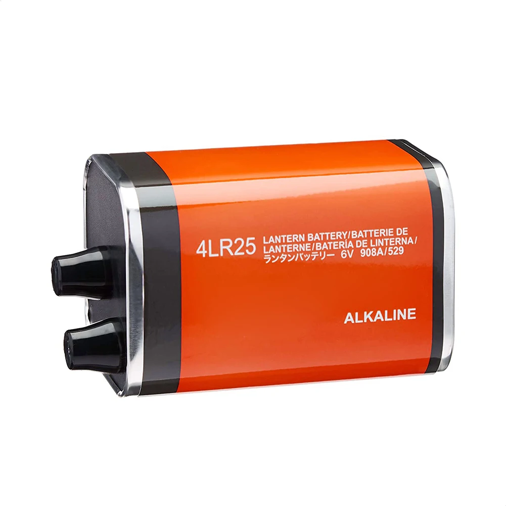 6 Volt 15 AH Alkaline Screw Top Lantern Battery 4LR25