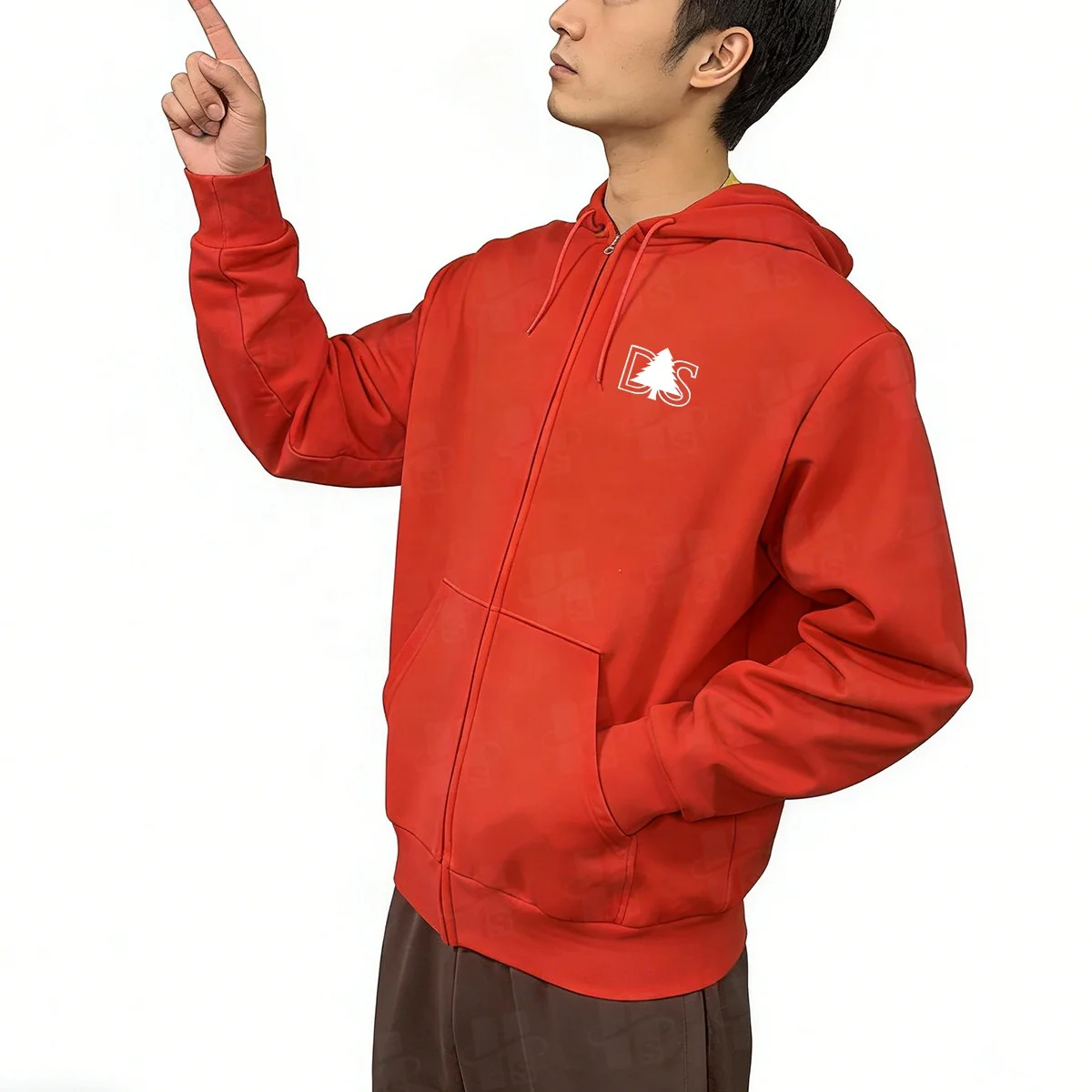 High Quality Streetwear Thick Heavy 450 Gsm Men’s Zip up Blank Hoodie Luxury Heavyweight Boxy Hoodie Men