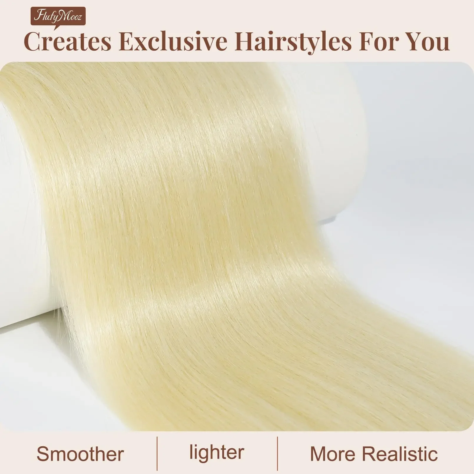 613 Blonder Pferdeschwanz mit Kordelzug, 100 % Echthaar-Extensions, Clip-in-Haarteil für Frauen_voghion.com