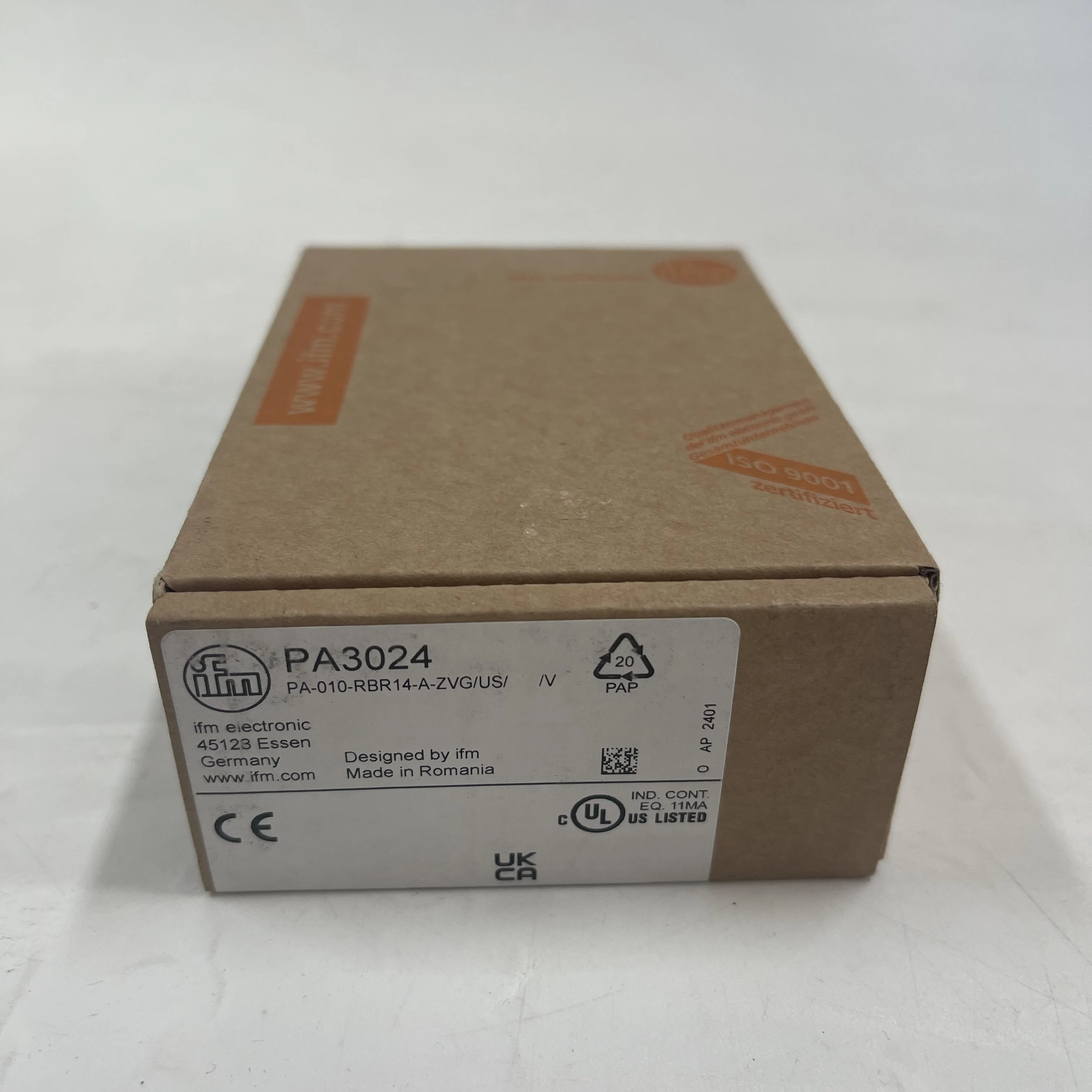 ifm electronic Pressure Sensor PA3024 PA-010-RBR14-A-ZVG/US/ 