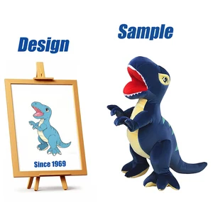 Shengye Reliable Factory Custom Wholesale 2 5 8 10 12 14 Inch Small Big Size Stuffed Animals Jurassic Dinosaur Dragon Plush Toy