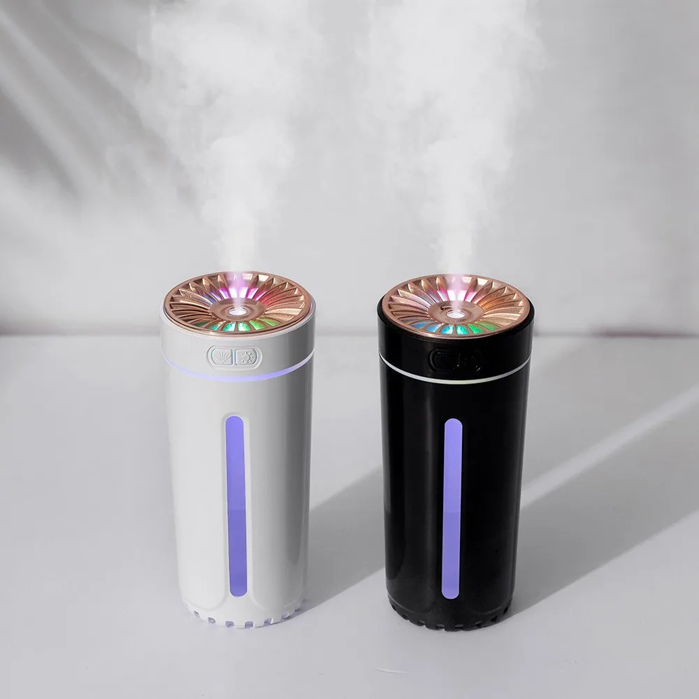 Portable 300ml Humidifier USB Ultrasonic Dazzle Cup Aroma Diffuser Cool Mist Maker Air Humidifier Purifier with Romantic Light