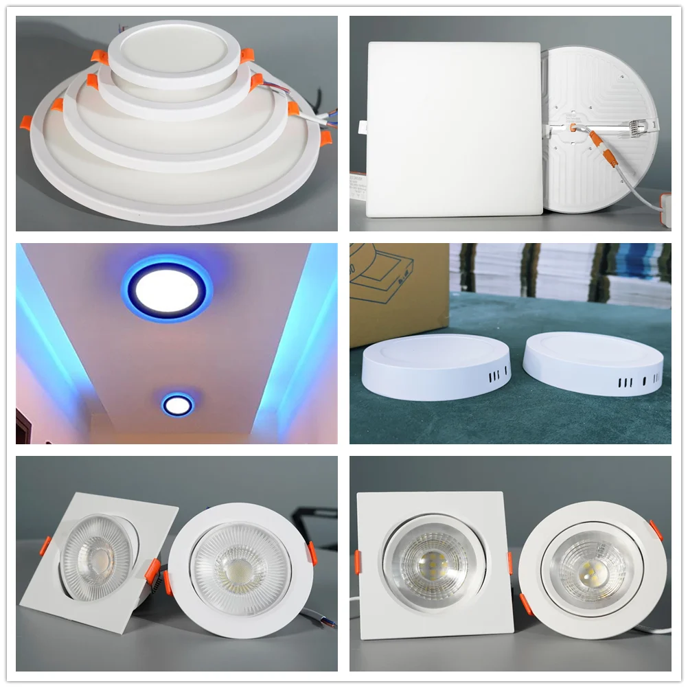Ceiling Recessed Mini Downlight Round Square 3W 5W 7W 9W 12W Spotlight LED Spot Light