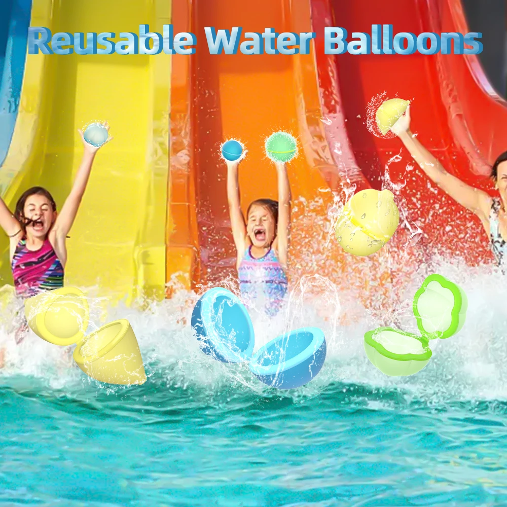 Tadatu Reusable Refillable Water Balloons Quick Fill Reusable
