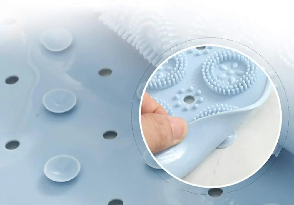 Round Shower Massage Scraper Bathroom Nonslip Bath Mat Shower Mats