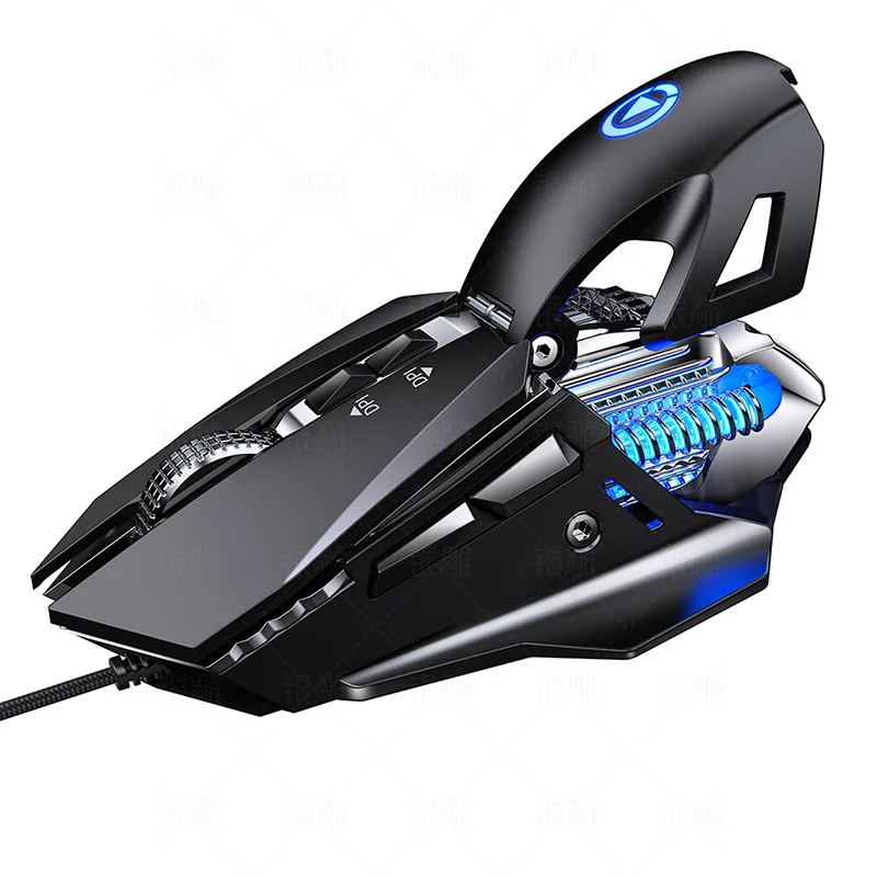 Mouse Advanced Optical Sensor Wired Gaming Mouse with 6 Buttons and Ergonomic Design for Comfortable Gameplay Mice