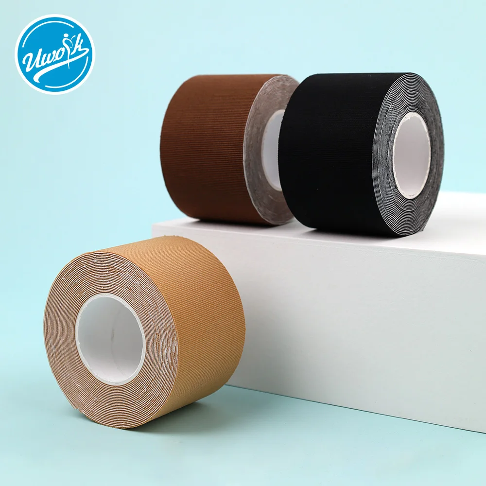 AD. ADRANTE Ruban Adhésif De Poitrine Boop Tape 5m X 5cm & 7,5cm - Soutien Push Up Invisible + 5 Paires Couvre-Tétons