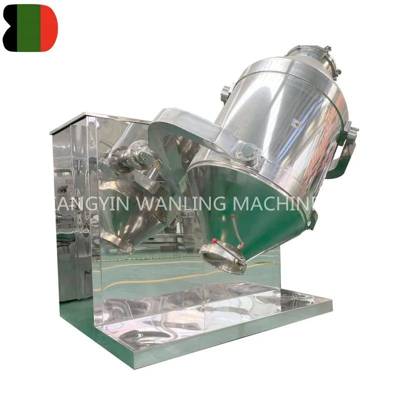 WLS Stainless Steel Detergent Powder Granule Mixing Blending Drum 3d ...