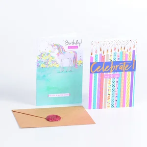 Creative Custom Eco-Friendly Gift Invitation Cards & Personalized Fashionable Holiday Greeting Custom Size & CMYK Color