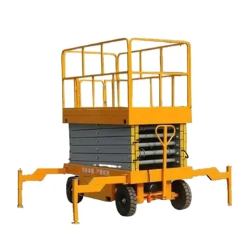 Fully self-propelled elevator scissor type lifting platform crawler type electric drive hydraulic lifting platform
