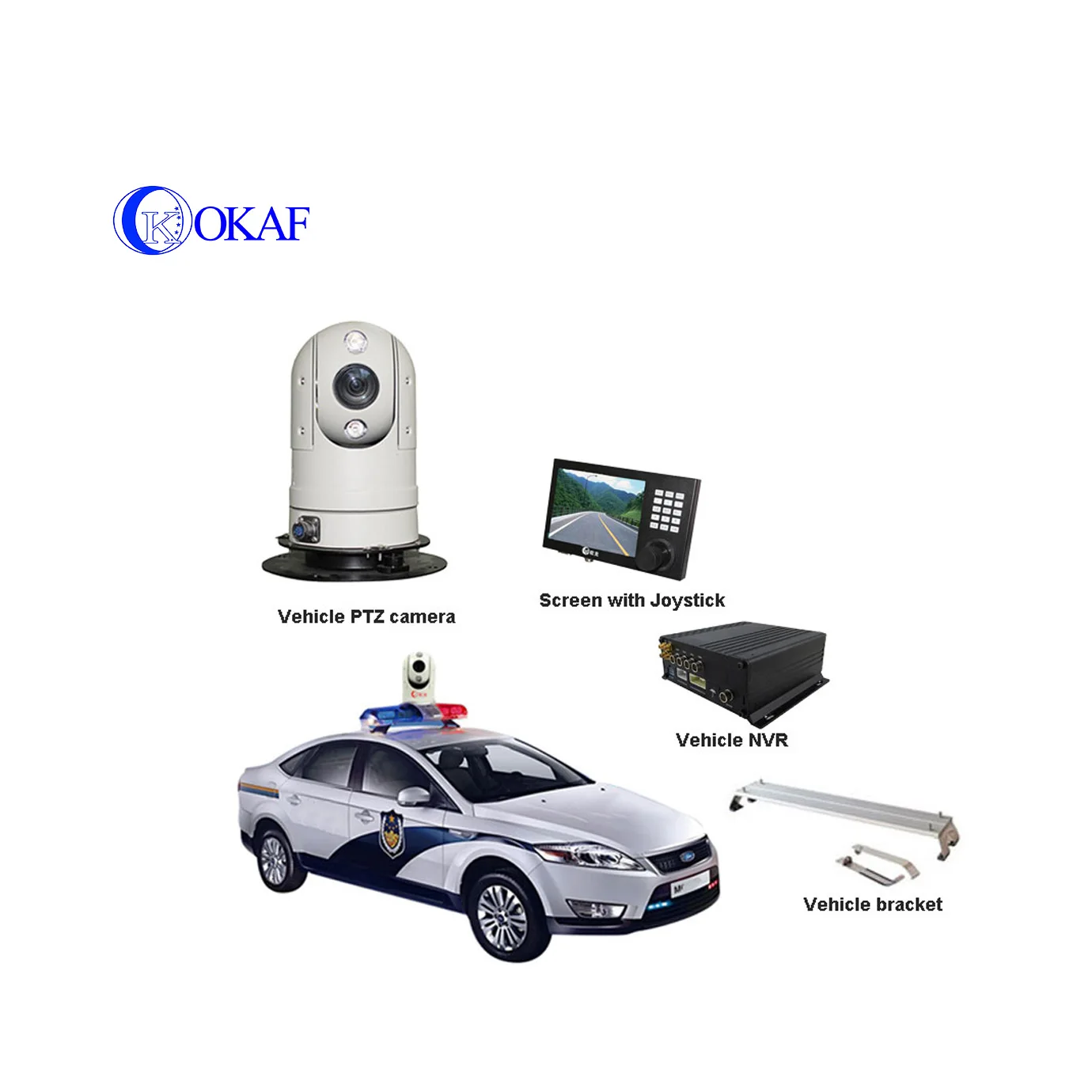 2MP 30x Vehicle CCTV Security Surveillance Car Mounted Mobile PTZ Camera