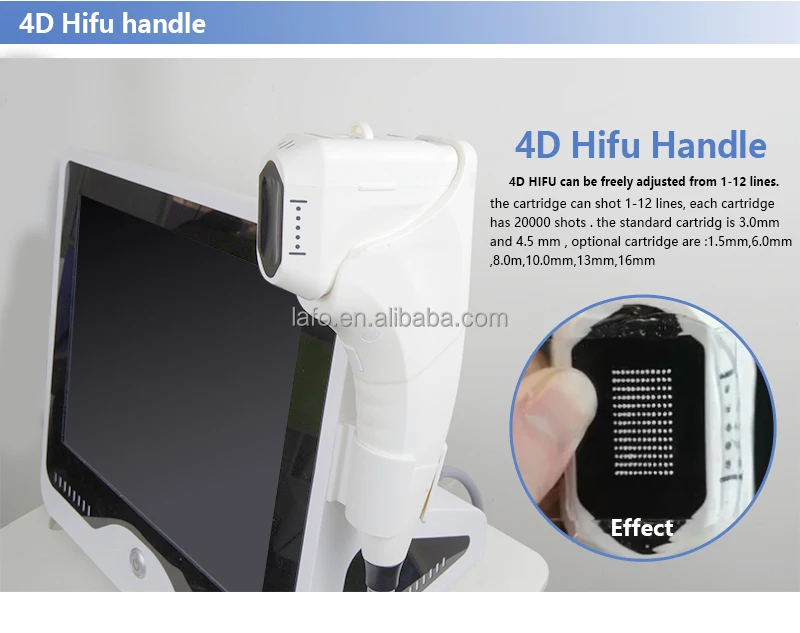 LF-409 best ultrasound hifu therapy 4d hifu eliminate forehead wrinkle machine hot for beauty salon