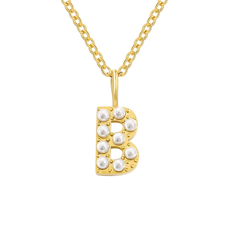 Charms Dainty Initial Necklace