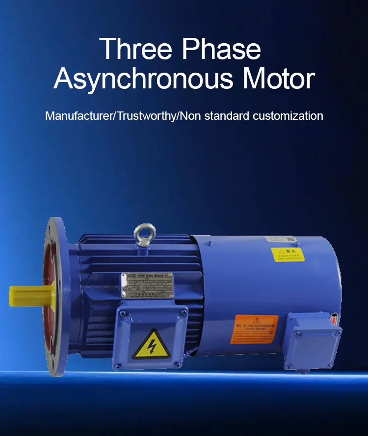 Direkte monterings elektrisk portalkrane motor med bremsen 3-faset 50Hz frekvens 1500rpm mærket omdrejningstal for gearmotor