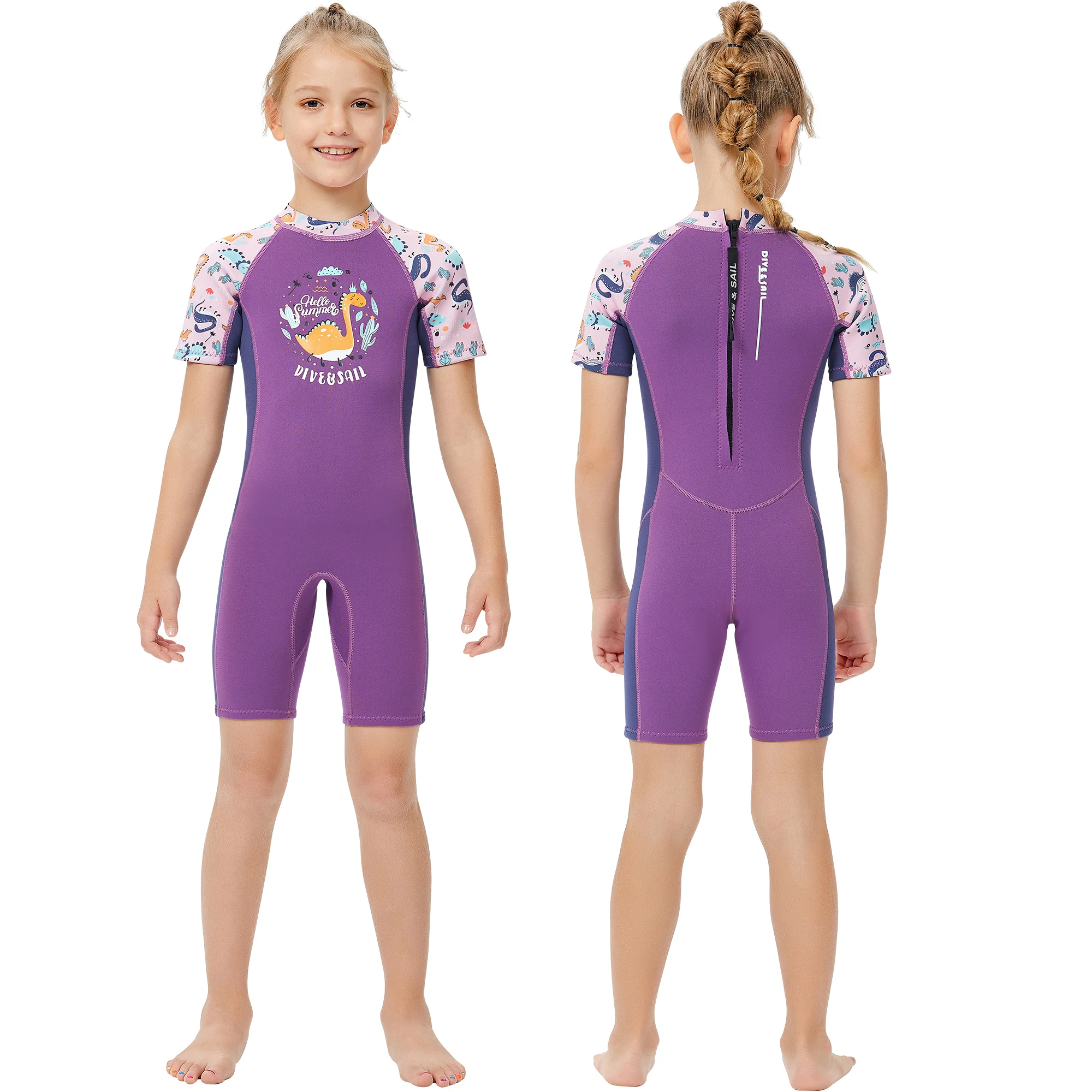 Sport Kids Boy's And Girl's 2.5mm Neoprene Wetsuits Manufacturer Short ...